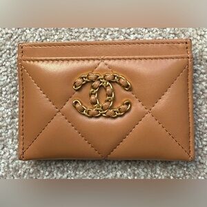 Chanel 19 Lambskin Quilted Wallet